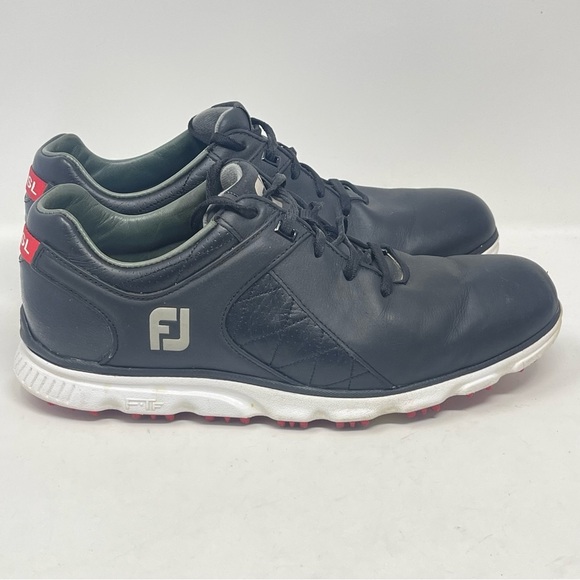 FootJoy Pro SL Golf Shoes Mens 8 M Black Spikeless Turf Classic FJ 53594 main image 14